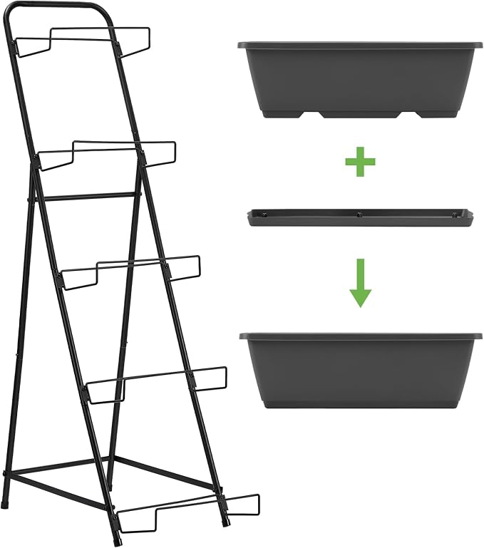 5 Tier Vertical Raised Garden Bed Planter Box, Vertical Raised Bed - Image 8