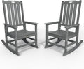 Oversized Rocking Chair Set of 2, Outdoor Rocking Chair by THOEOE
