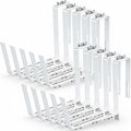 Layhit 10 Pcs Adjustable Planter Box Brackets Universal Heavy Duty Flower Box by ShungLan