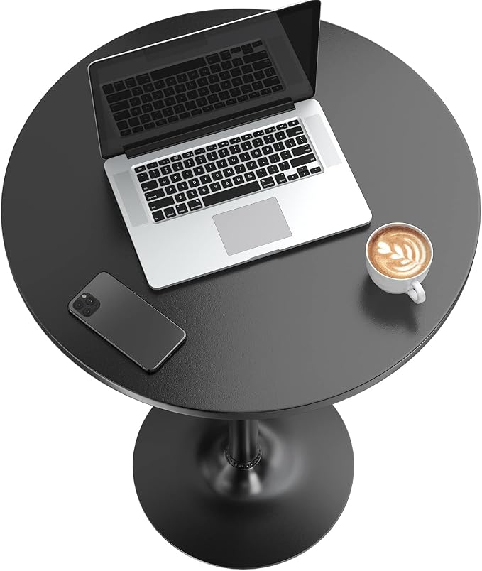 Furmax Bistro Pub Table Round Bar Height Cocktail Table - Image 5