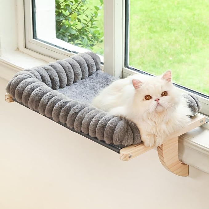 Cloud-Soft Cat Window Sill Perch by Valigogo