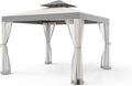 Patio Gazebo Tent Outdoor Canopy Shelter 10'x10' by GOJOOASIS