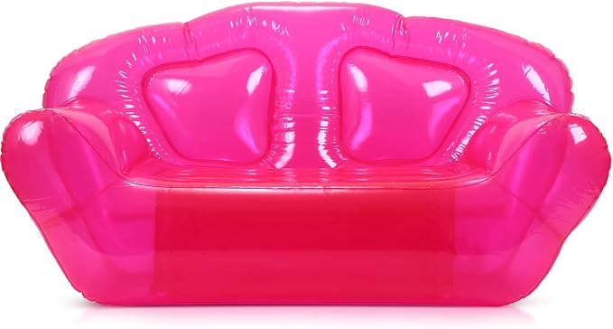 Kigley Inflatable Chair Blow Up Couches Transparent Inflatable Sofa Seat Yard by Kigley