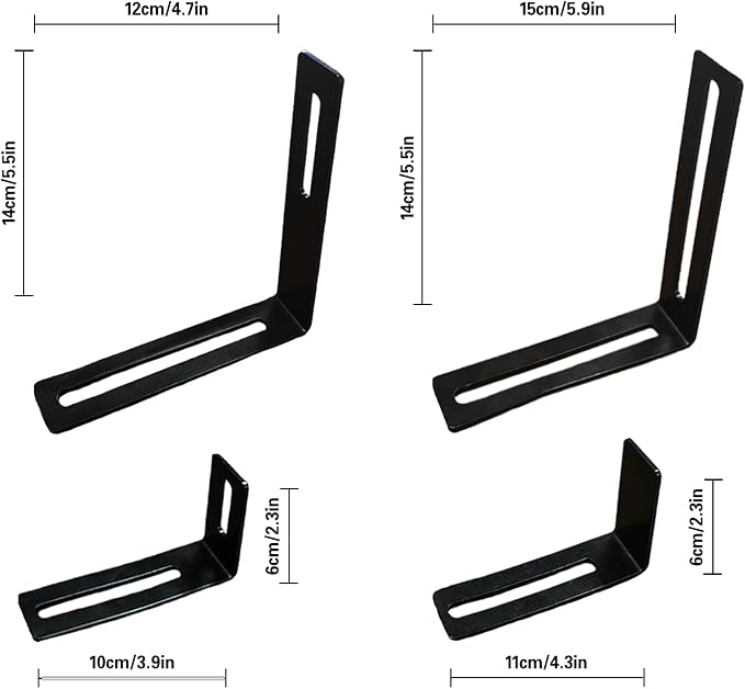 Adjustable Planter Box Brackets, Window Boxes Planters, Heavy-Duty Planters - Image 3
