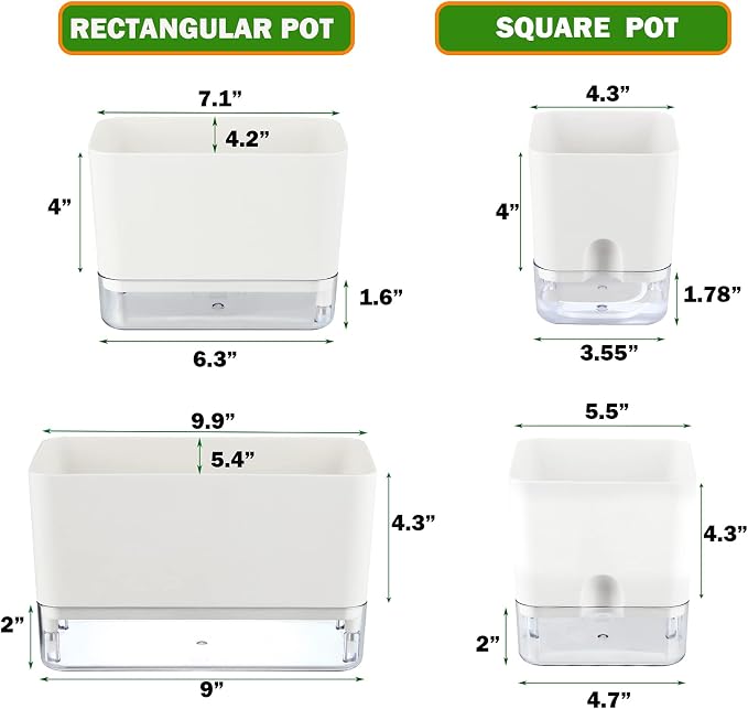 Planterhoma Self Watering Plant Pots - Image 4