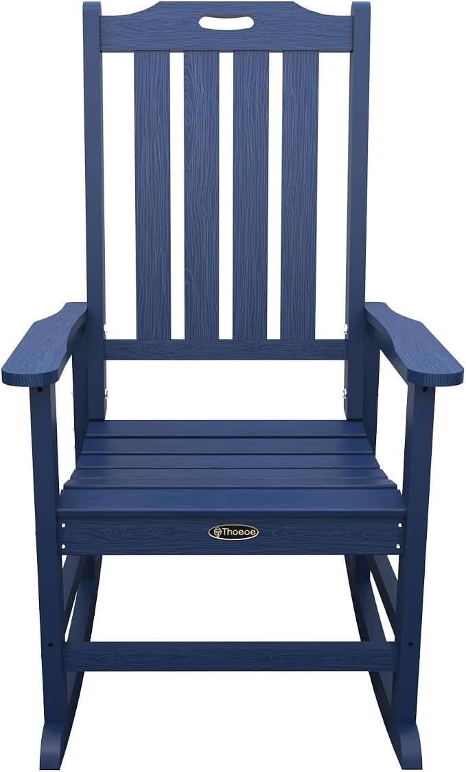 Oversized Rocking Chair Set of 2, Outdoor Rocking Chair - Image 4
