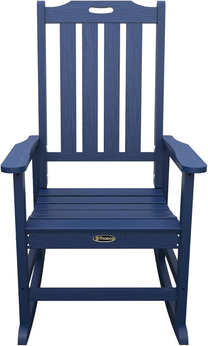 Oversized Rocking Chair Set of 4, Outdoor Rocking Chair - Image 4