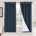 H.VERSAILTEX Linen Blackout Curtains 72 Inches Long 100% Absolutely Blackout by HVERSAILTEX
