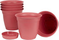The HC Companies 8 Inch Eclipse Round Planter Pots by TheHCCompanies