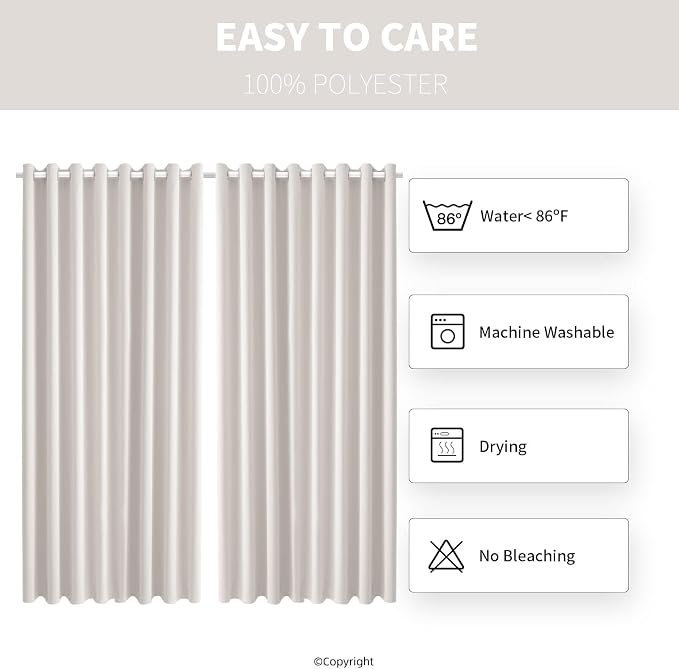 Waterproof Outdoor Curtain W105 x L108 - Image 7