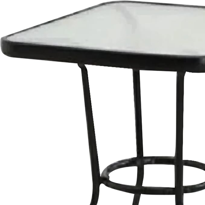 Four Seasons Courtyard Sunny Isles 24 Inch Outdoor Patio Bistro Dining Table - Image 6