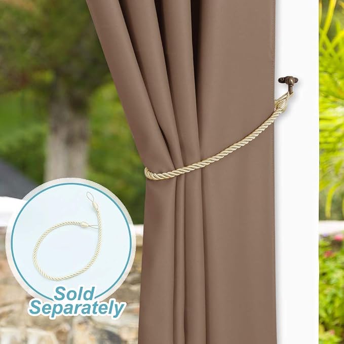 NICETOWN Room Divider Curtain for Patio 84 inch Length, Vertical Blinds - Image 7