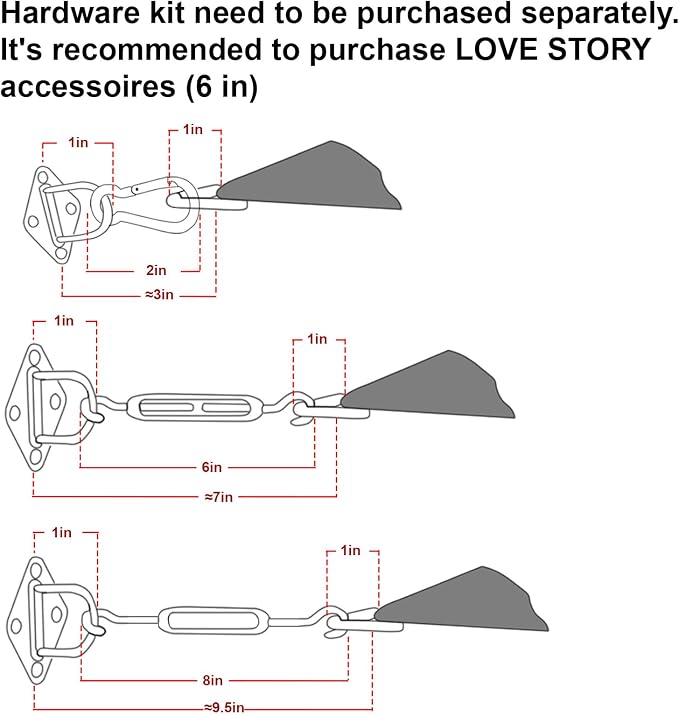 LOVE STORY Custom Size 4'x10' Turquoise Blue Sun Shade Sail Rectangle UV Block - Image 3