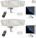 Energetic Solar Outdoor Lights, 1800LM 192 LED Security Motion Sensor Outdoor by EENERGETICLIGHTING