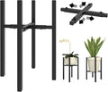 Adjustable Plant Stand Indoor Outdoor, Metal Plant Stand 9 to 15 Inches by HomecourtyardsInterio