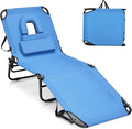 GYMAX Tanning Chair, 350lbs Beach Lounge Chair by GYMAX