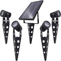 4-Spotlight Mini 50X Solar-Powered LED Spotlight, Outdoor Garden Yard Landscape by SolarLightMart