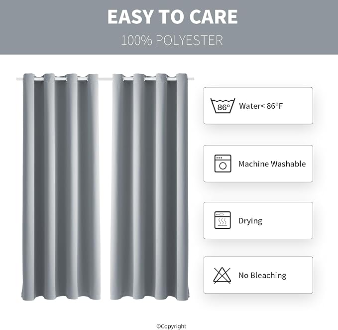 Waterproof Outdoor Curtain W52 x L84 - Image 7