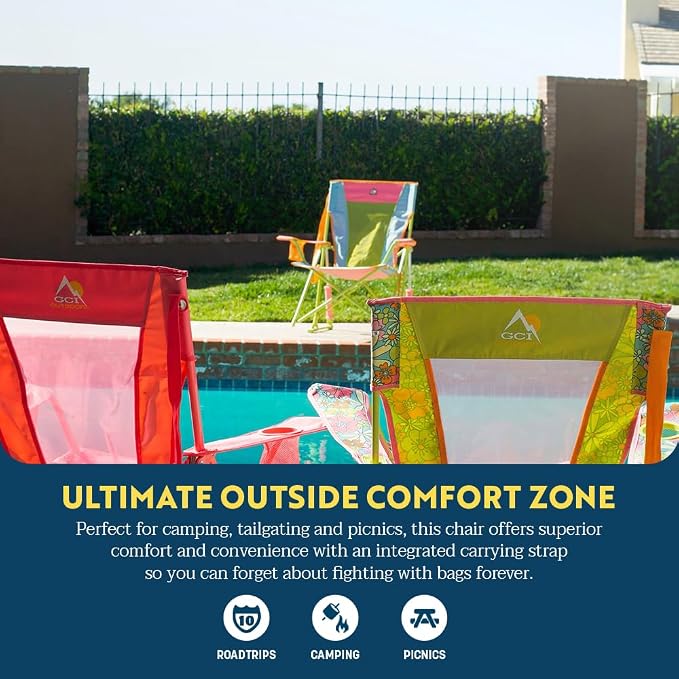 GCI Outdoor Comfort Pro Rocker Camping Chair | Portable Folding Rocking Chair - Image 3