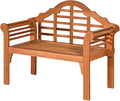 Tangkula Folding Outdoor Eucalyptus Wood Bench, 49” Large Foldable Solid Wood by TANGKULA