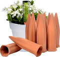 B SEPOR Ceramic Plant Waterer Terracotta Self Watering Spikes by B+SEPOR