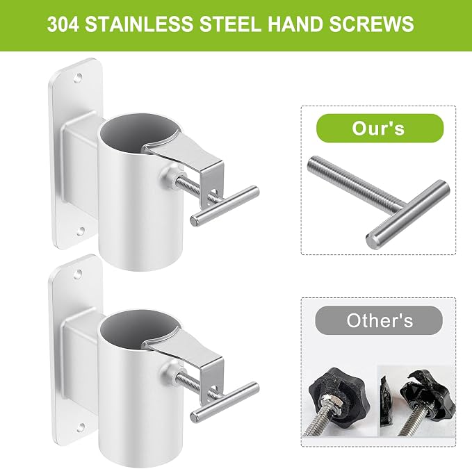 Heavy Duty Deck Railing Umbrella Holder, Patio Umbrella Stand - Image 4