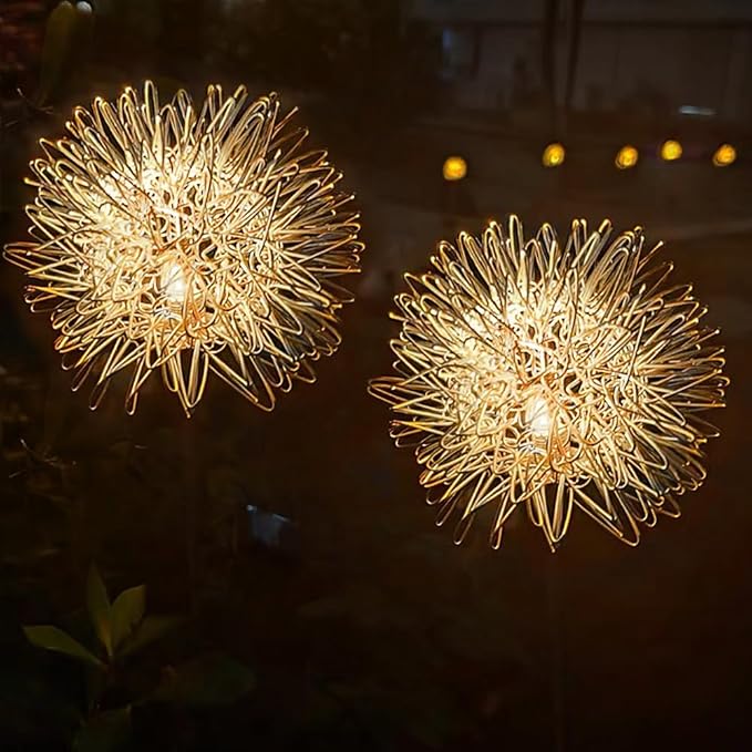 GUOCHENG Dandelion Solar Garden Lights Waterproof Outdoor LED Landscape Lights - Image 5