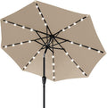 ABCCANOPY Outdoor 11FT Solar Led Patio Umbrellas by ABCCANOPY