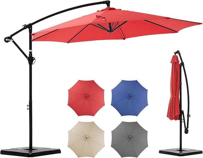 OLIXIS 9.7FT Offset Patio Umbrella by OLIXIS