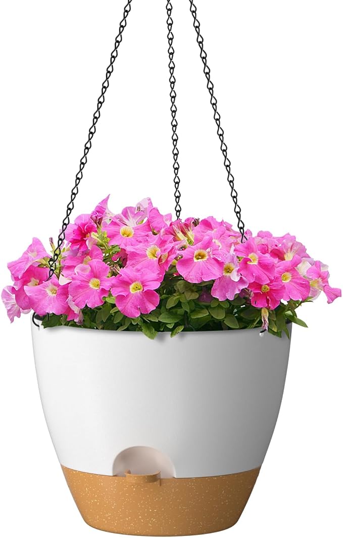 ZMTECH 12 Inch Hanging Planters by HighQualityGardeningTools