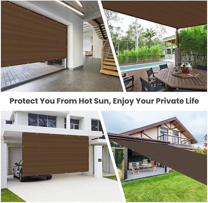 90% Shade Cloth Sun Shade Fabric Privacy Screen Shade Cover - Image 7