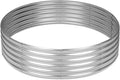 OUSHENG 5x5x1ft Round Galvanized Raised Garden Beds Outdoor, Steel Fire Pit by OUSHENG