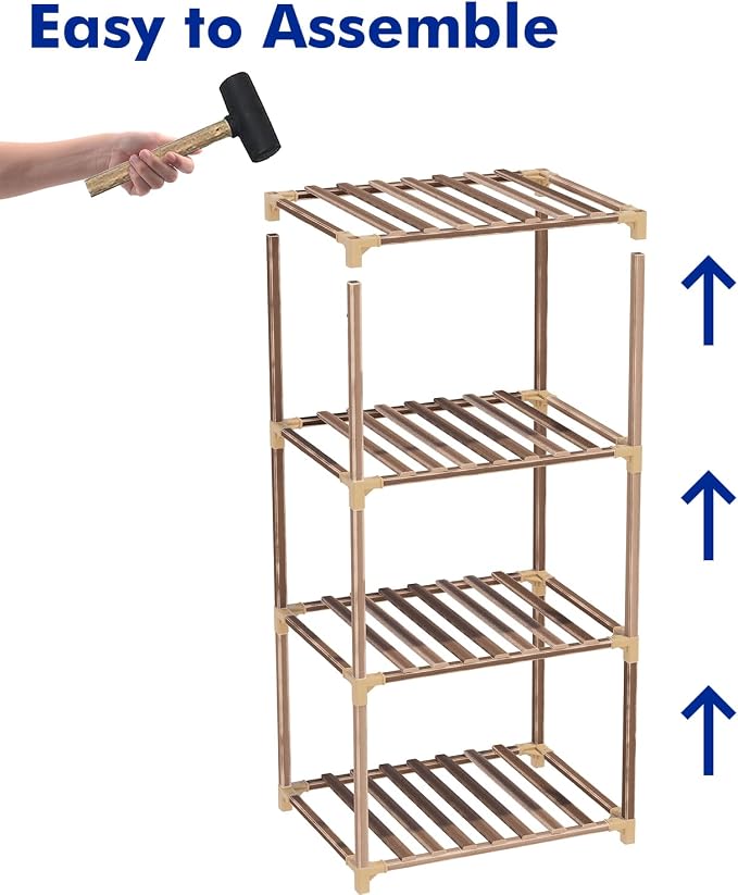 New England 4-Tier Wooden Plant Stand - Image 4
