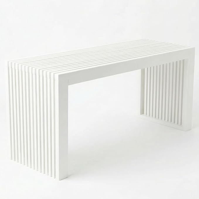 SWEVEN Bamboo Natural 36 inch Wooden Bench, Small Wood Benches by SWEVEN