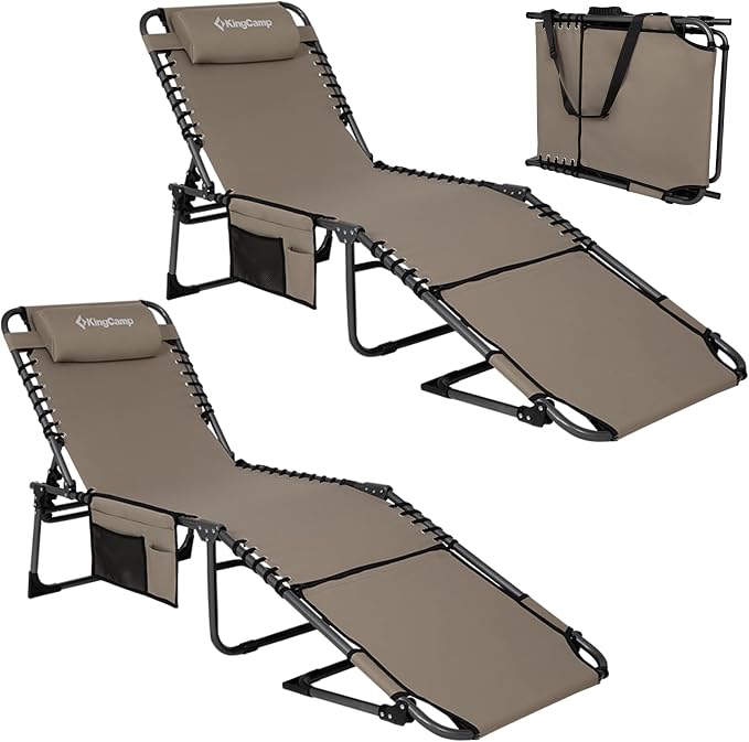 KingCamp 2 Pack Tanning Chair by KingCamp