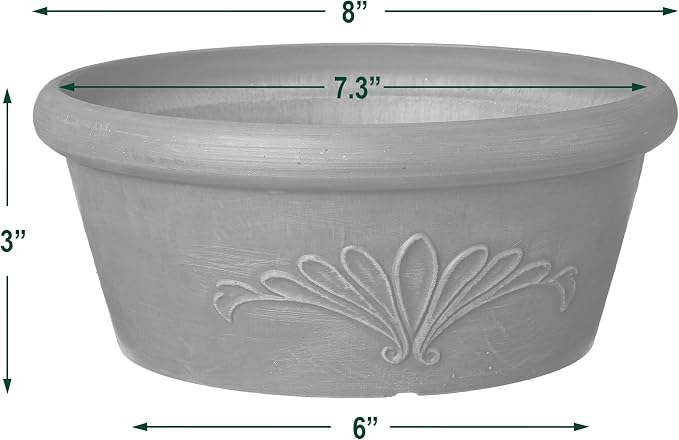 Arcadia Garden Products PSW TA20DC Plastic/Stone/Wood Composite Bulb Pan – No - Image 4