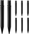 8 Pack Reinforced Ground Stakes, 0.83" x 8.27" Solar Lights Spikes, ABS Plastic by COXSENI