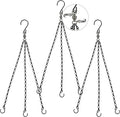 Heybe Swivel Hanging Basket Chains 23 Inches 3 Leads Hanging Chains Flower Pot by Heybe