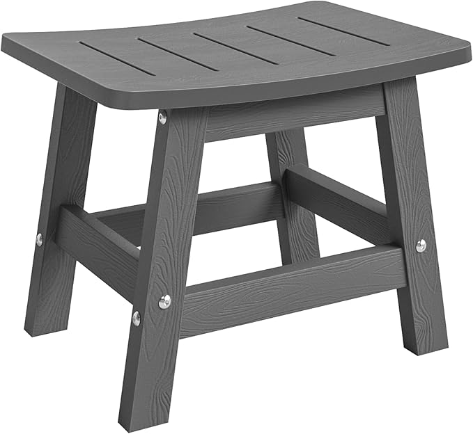 LUE BONA Outdoor Adirondack Ottomans, Footrest Footstool Set of 2, Outdoor Foot - Image 7