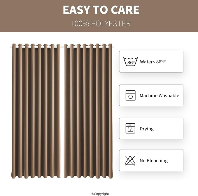 Waterproof Outdoor Curtain W105 x L108 - Image 7