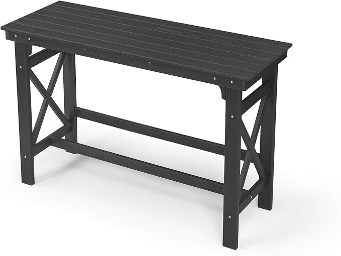 HDPE Patio Bar Table, Adirondack Outdoor Bar Height Table, HDPE Outside Pub - Image 8