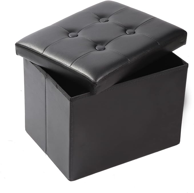 ALASDO Storage Ottoman Footrest Stool Small Ottoman by ALASDO