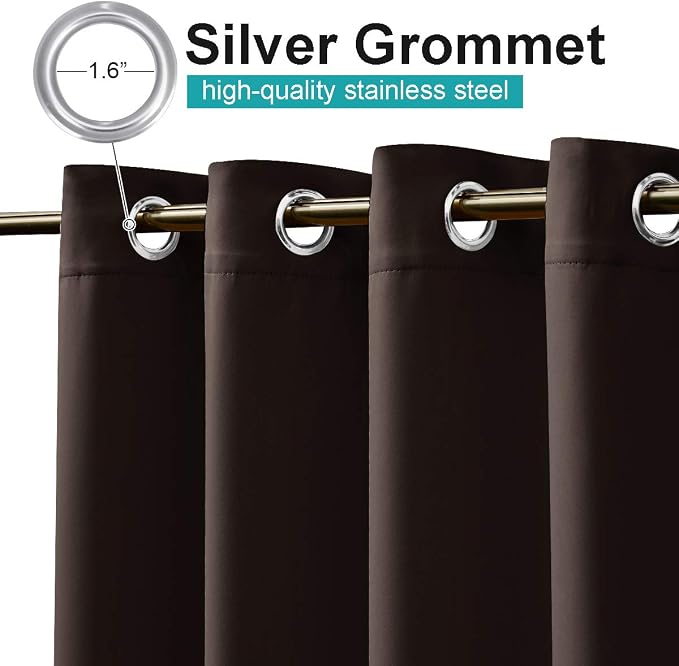 NICETOWN Outdoor Curtainch for Patio Waterproof 140 inch Wide, Rustproof - Image 3