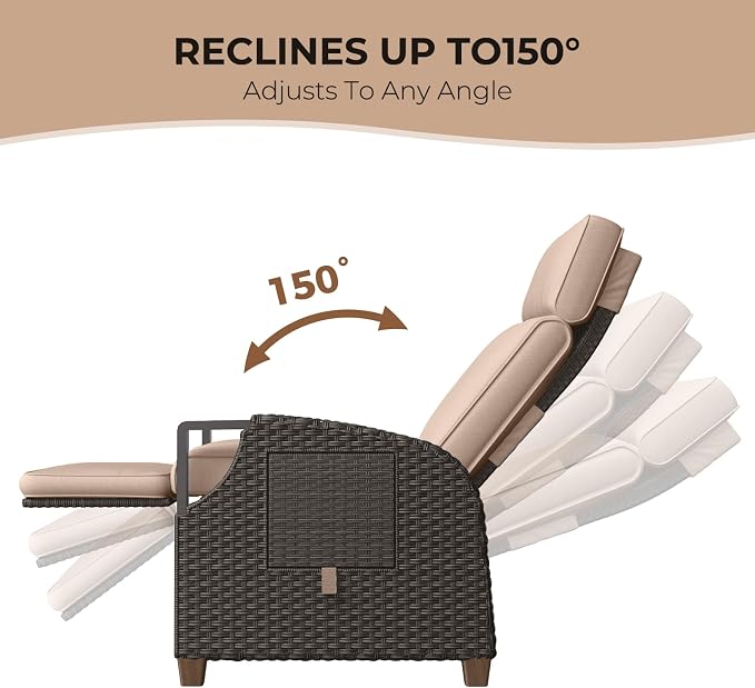 Grand patio Outdoor Recliner - Image 4