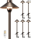 PARTPHONER Low Voltage Landscape Lighting 6-Pack, Aluminum 12V Pathway Lights by PARTPHONER