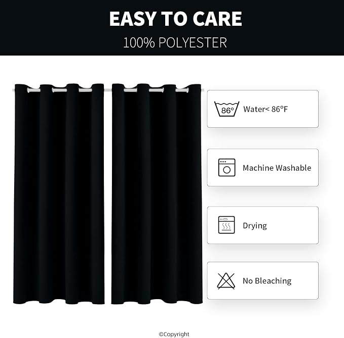 Waterproof Outdoor Curtain W52 x L84 - Image 6