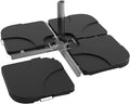 Garvee 4Pcs Patio Umbrella Base 330LB Capacity Heavy Weight Stand Umbrella Stand by Garvee