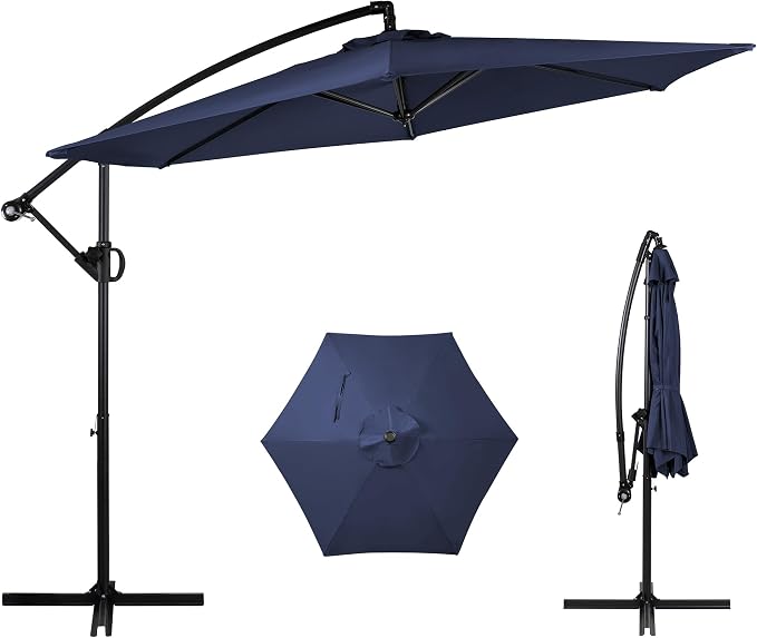 Shintenchi Patio Offset Umbrella by Shintenchi