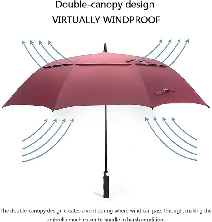 G4Free 47/54/62/68/72 Inch Automatic Open Golf Umbrella Oversize Extra Large - Image 4
