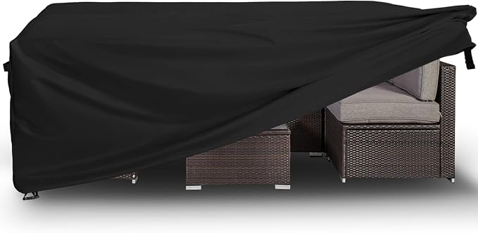 Easy-Going Rectangle Patio Furniture Cover Waterproof Outdoor Dining Table and by Easy-Going